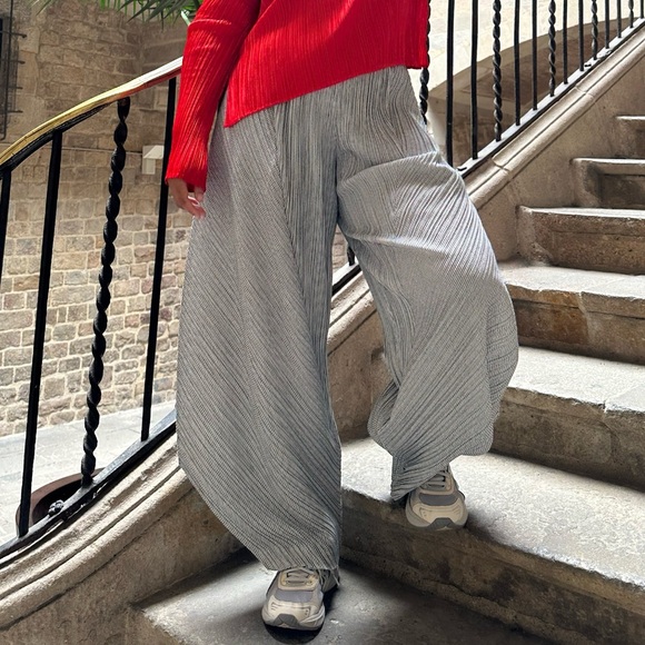 ISSEY MIYAKE PLEATS PLEASE PLISSE STRIPED PANT - Picture 13 of 13